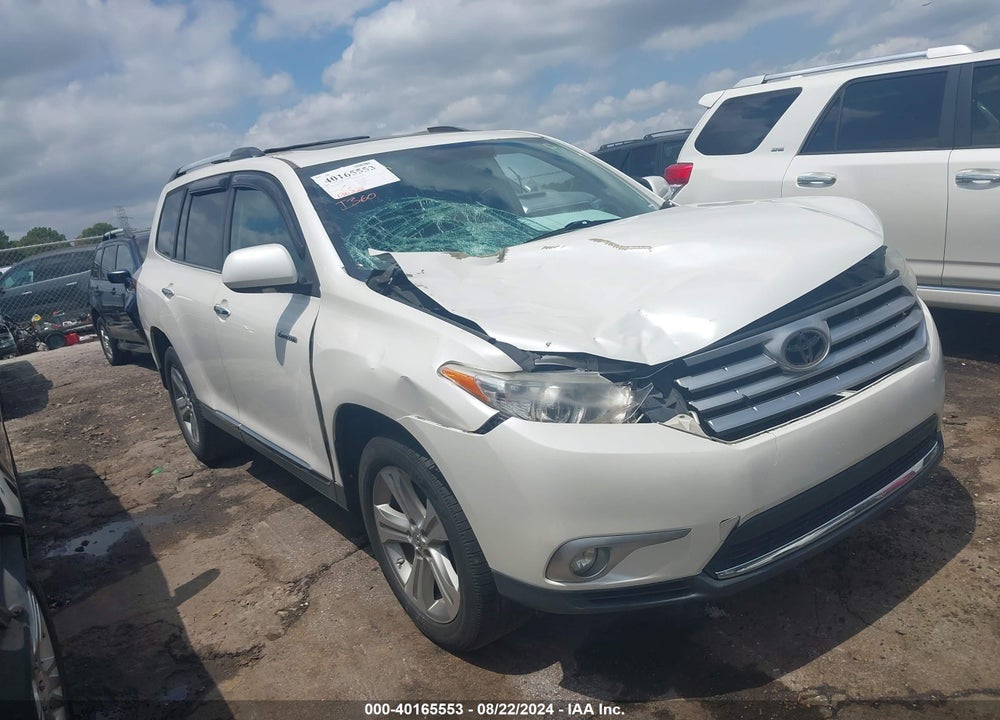 2012 TOYOTA HIGHLANDER LIMITED V6 VIN: 5TDYK3EH2CS052177