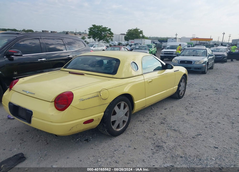 2002 FORD THUNDERBIRD VIN: 1FAHP60A52Y114693