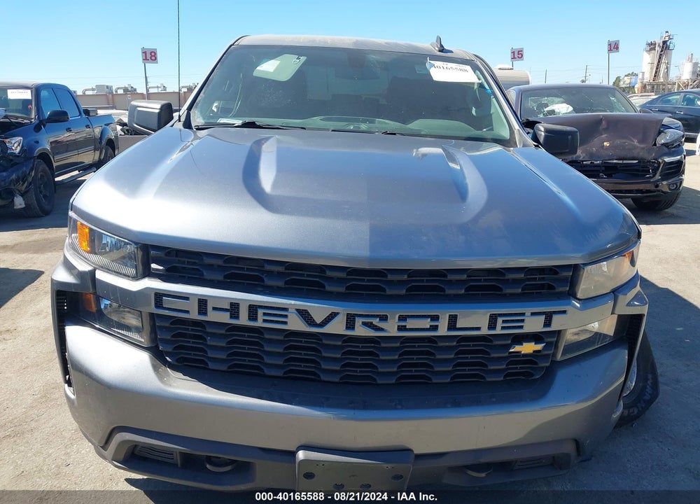 2021 CHEVROLET SILVERADO 1500 2WD SHORT BED CUSTOM VIN: 3GCPWBEK3MG322149