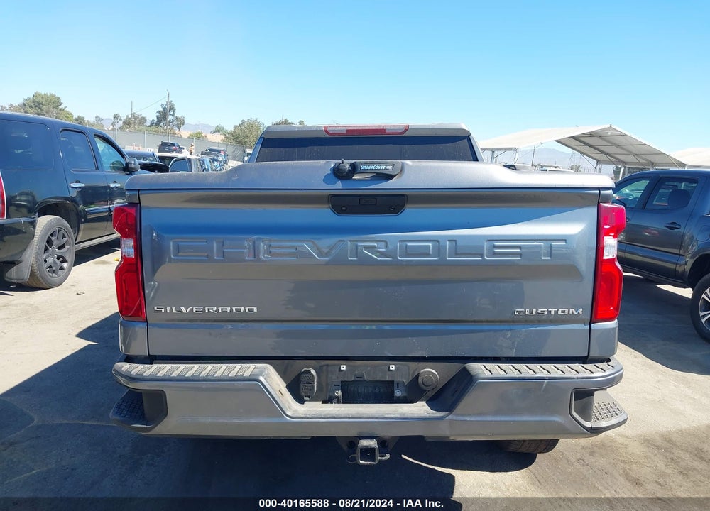 2021 CHEVROLET SILVERADO 1500 2WD SHORT BED CUSTOM VIN: 3GCPWBEK3MG322149