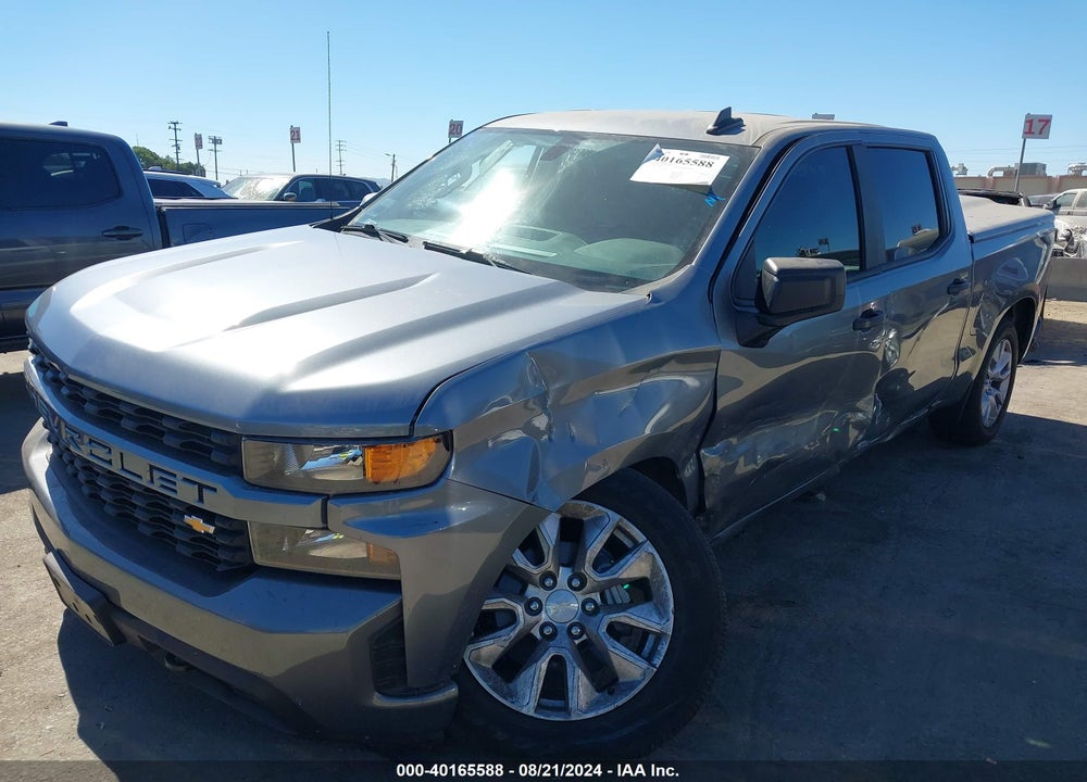 2021 CHEVROLET SILVERADO 1500 2WD SHORT BED CUSTOM VIN: 3GCPWBEK3MG322149