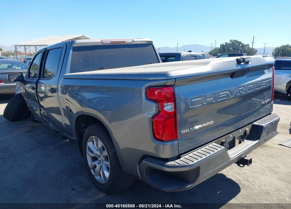 2021 CHEVROLET SILVERADO 1500 2WD SHORT BED CUSTOM VIN: 3GCPWBEK3MG322149