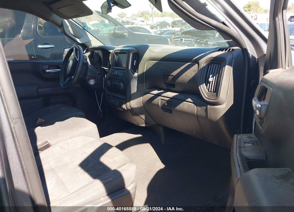 2021 CHEVROLET SILVERADO 1500 2WD SHORT BED CUSTOM VIN: 3GCPWBEK3MG322149