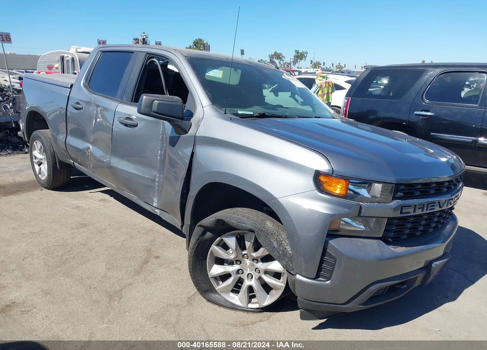 2021 CHEVROLET SILVERADO 1500 2WD SHORT BED CUSTOM VIN: 3GCPWBEK3MG322149
