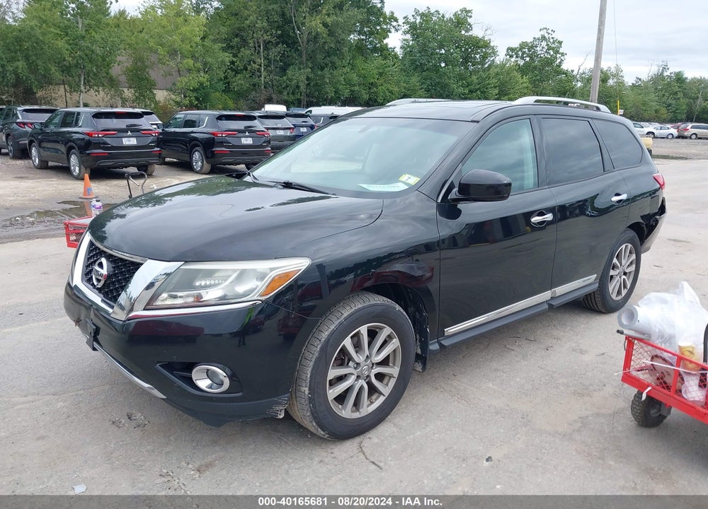 2014 NISSAN PATHFINDER SL VIN: 5N1AR2MM0EC735601