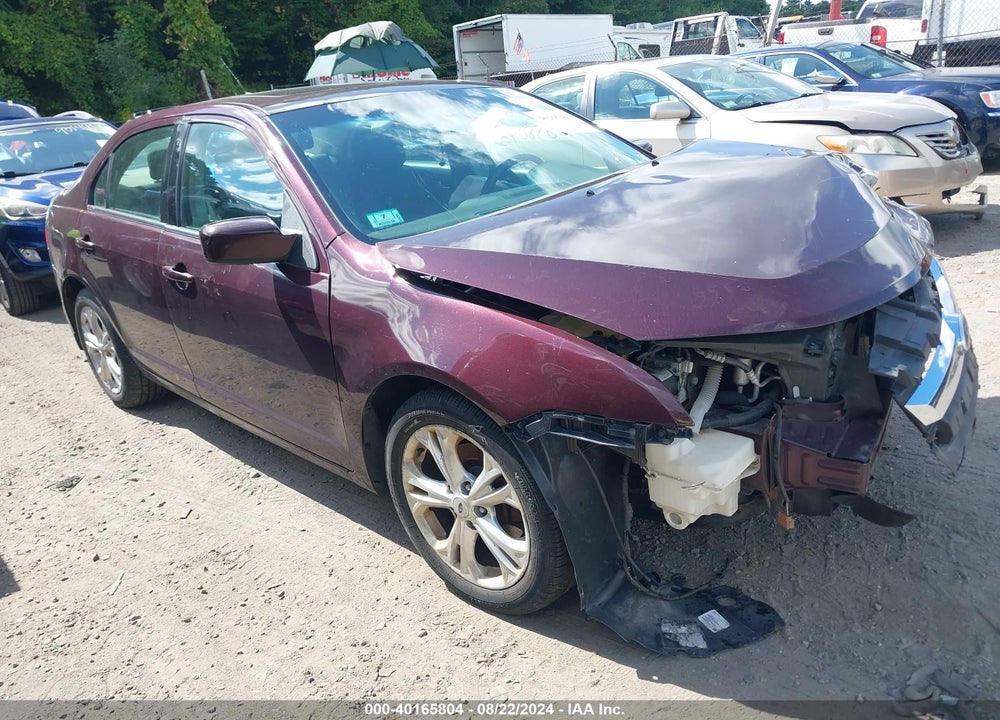 2012 FORD FUSION SE VIN: 3FAHP0HA4CR386380
