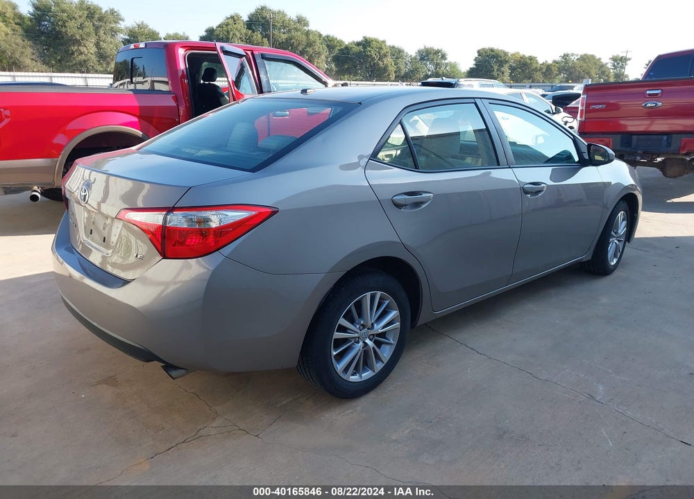 2014 TOYOTA COROLLA LE PLUS VIN: 2T1BURHE4EC122617
