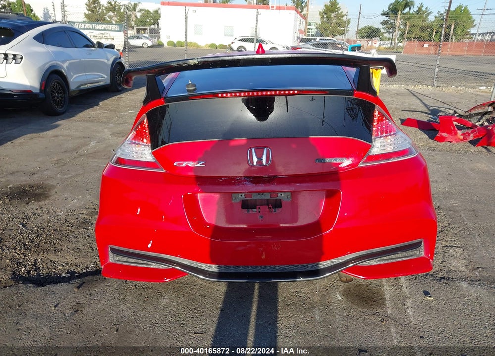 2016 HONDA CR-Z LX VIN: JHMZF1D40GS000344