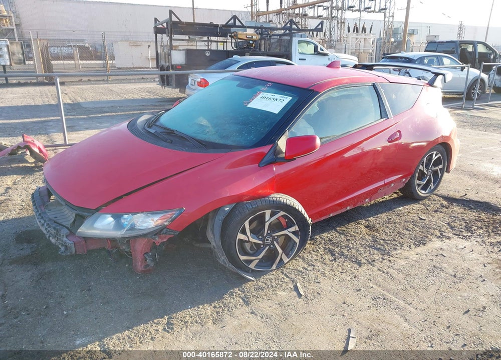 2016 HONDA CR-Z LX VIN: JHMZF1D40GS000344