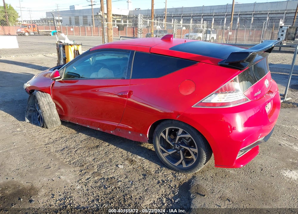 2016 HONDA CR-Z LX VIN: JHMZF1D40GS000344