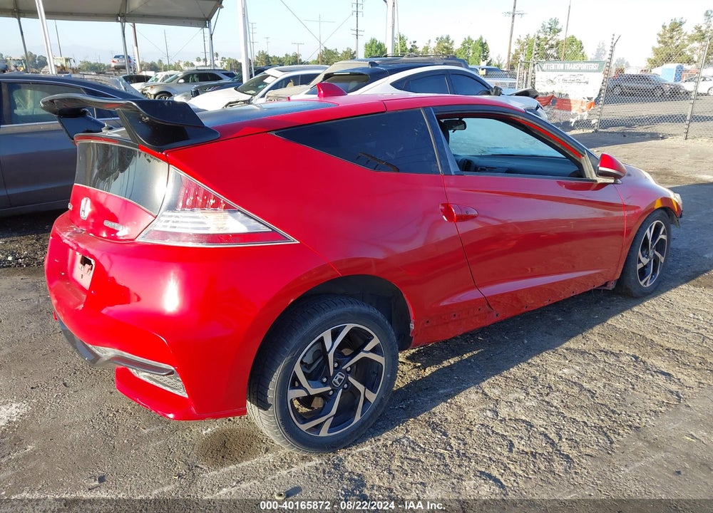 2016 HONDA CR-Z LX VIN: JHMZF1D40GS000344