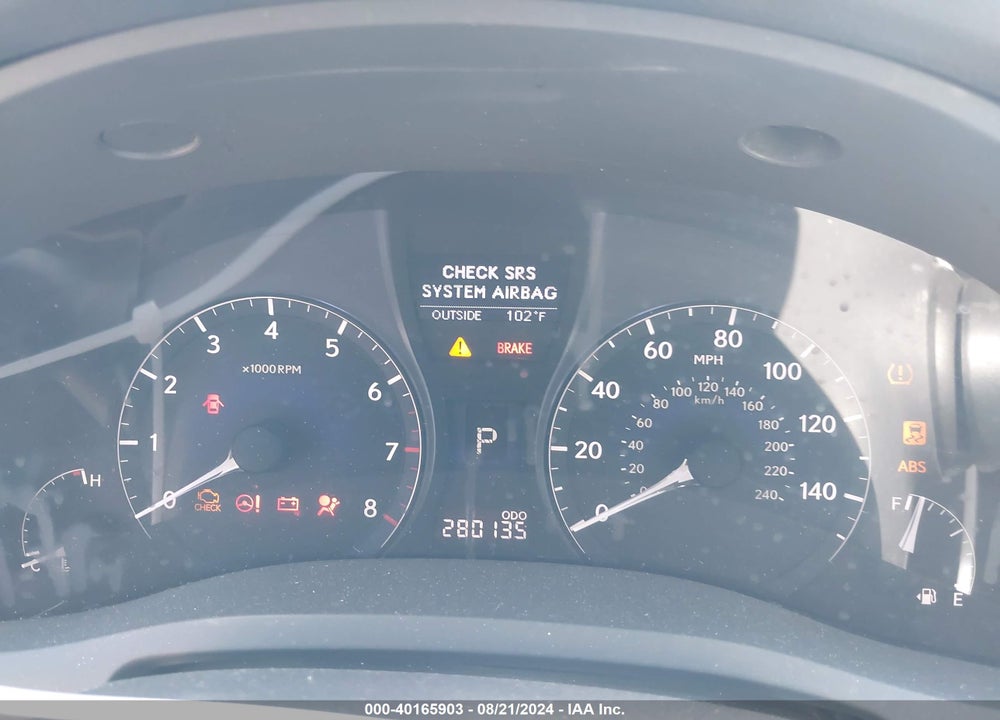 2010 LEXUS RX 350 VIN: JTJZK1BAXA2403662