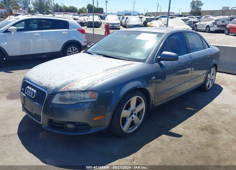 2007 AUDI A4 2.0T VIN: WAUBF78E67A101674