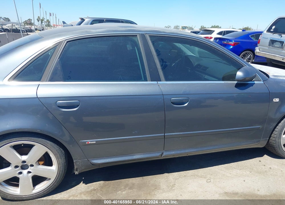 2007 AUDI A4 2.0T VIN: WAUBF78E67A101674