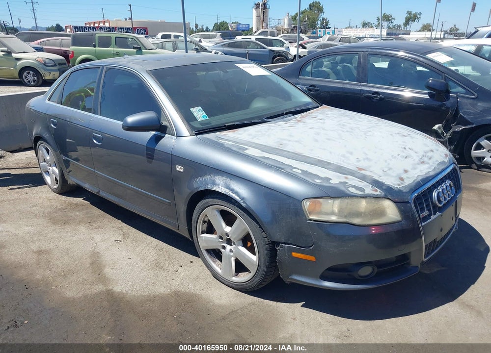 2007 AUDI A4 2.0T VIN: WAUBF78E67A101674