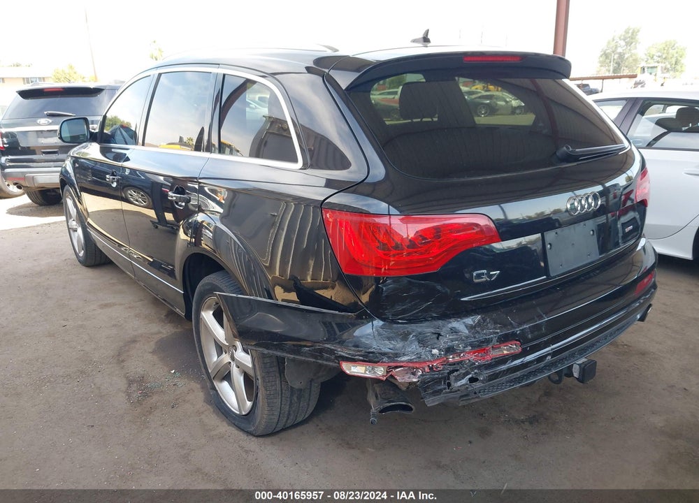 2013 AUDI Q7 3.0T S LINE PRESTIGE VIN: WA1DGAFE4DD009881