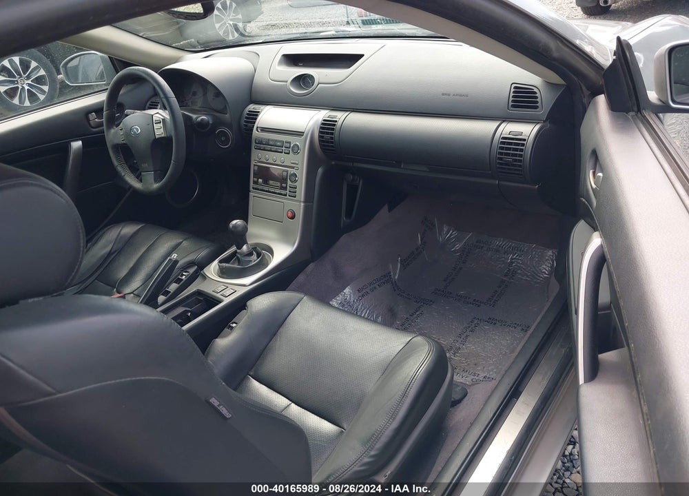 2003 INFINITI G35 BASE W/6 SPEED MANUAL VIN: JNKCV54E93M226020