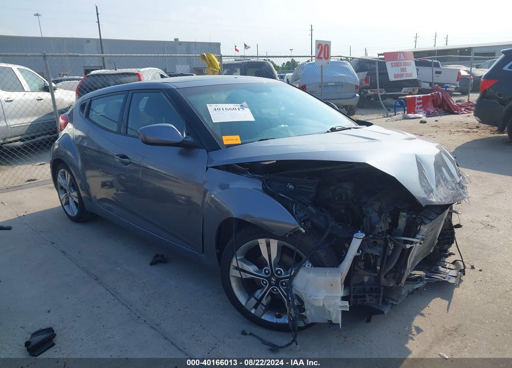 2017 HYUNDAI VELOSTER VALUE EDITION VIN: KMHTC6AD4HU320785