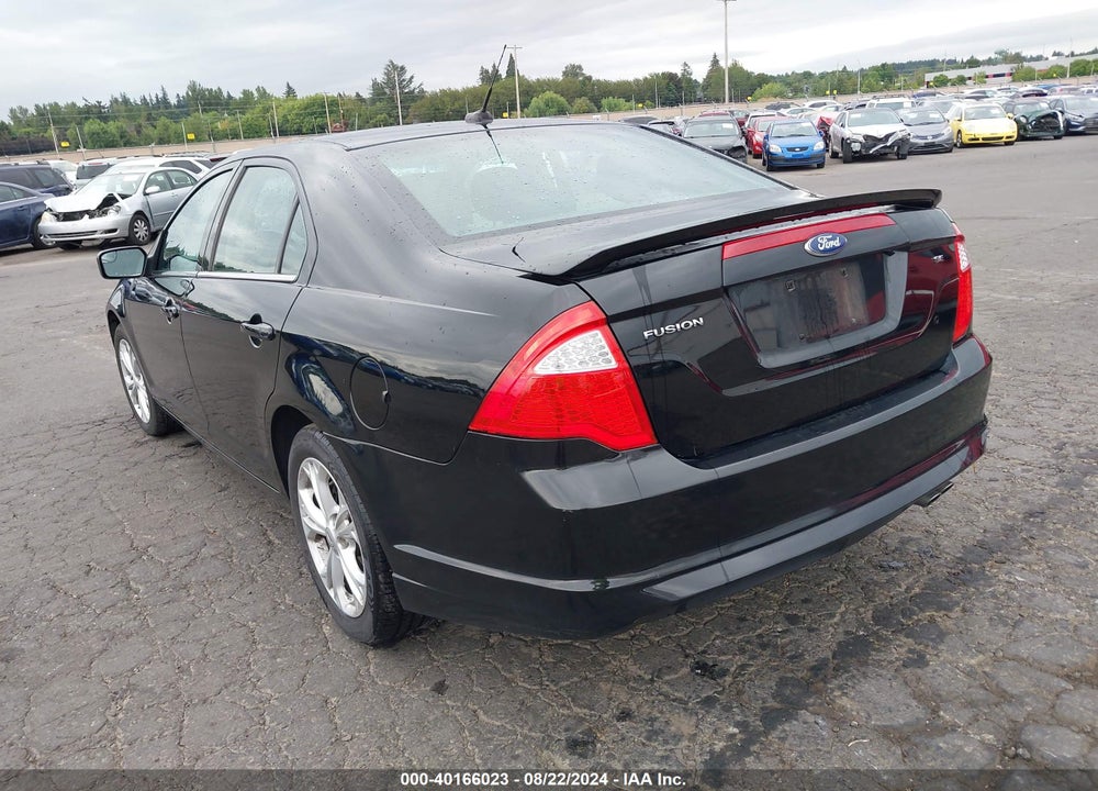 2012 FORD FUSION SE VIN: 3FAHP0HA0CR136960