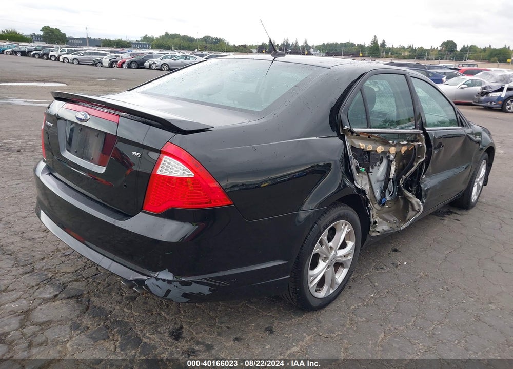 2012 FORD FUSION SE VIN: 3FAHP0HA0CR136960
