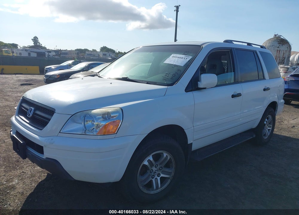 2005 HONDA PILOT EX-L VIN: 5FNYF185X5B057970