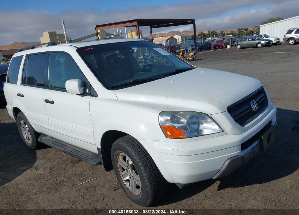 2005 HONDA PILOT EX-L VIN: 5FNYF185X5B057970