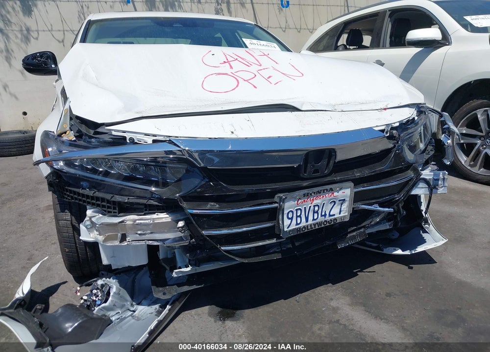 2022 HONDA ACCORD HYBRID EX-L VIN: 1HGCV3F56NA024972