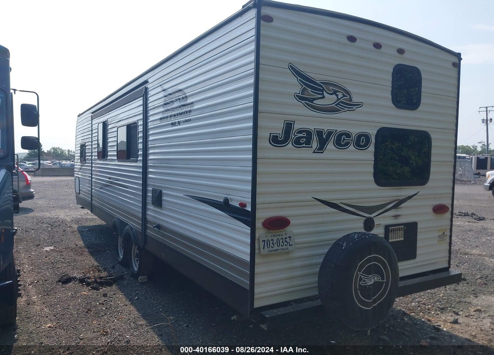 2017 JAYCO TRAVEL TRAILER VIN: 1UJBJ0BR0H17S0227