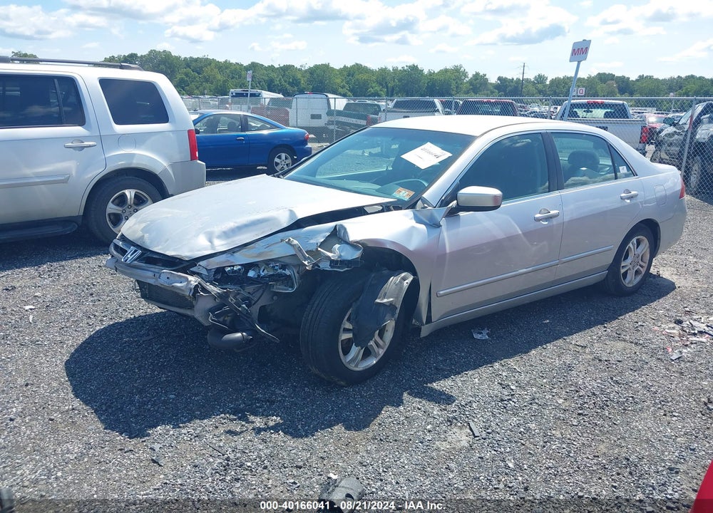 2007 HONDA ACCORD 2.4 SE VIN: 1HGCM56327A039162