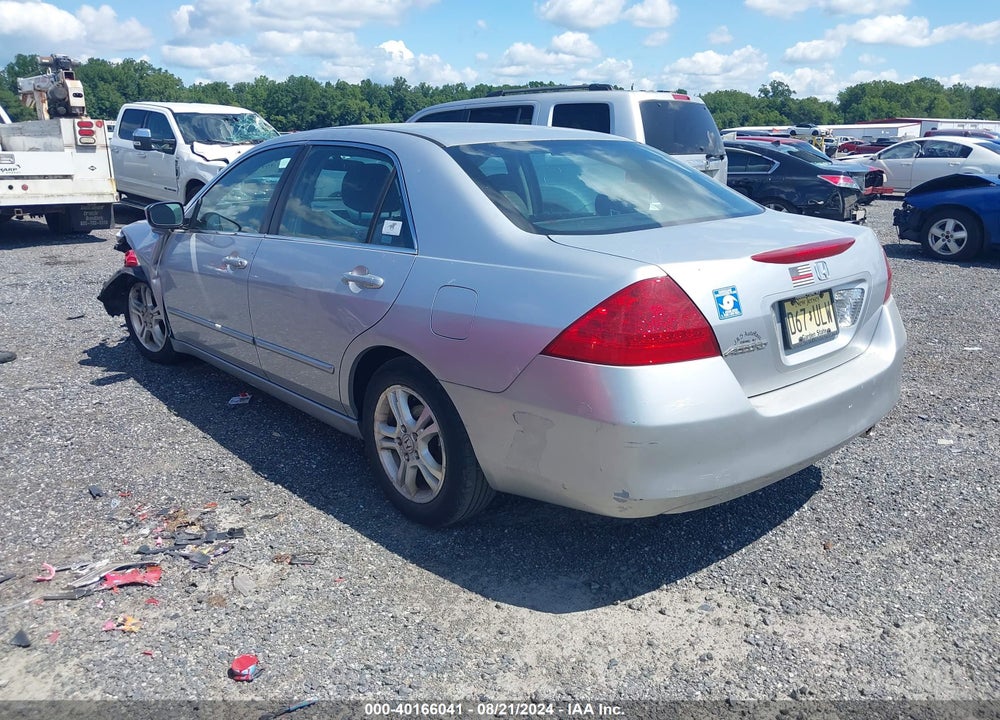 2007 HONDA ACCORD 2.4 SE VIN: 1HGCM56327A039162