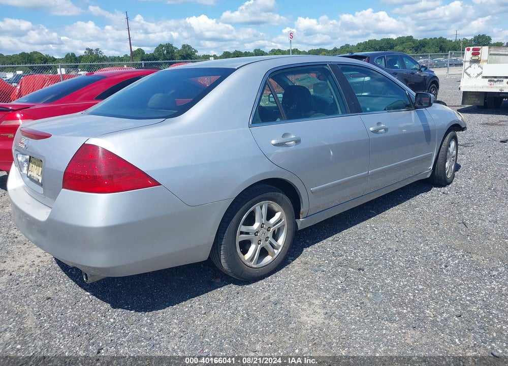 2007 HONDA ACCORD 2.4 SE VIN: 1HGCM56327A039162