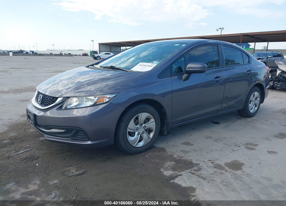 2015 HONDA CIVIC LX VIN: 19XFB2F58FE051071