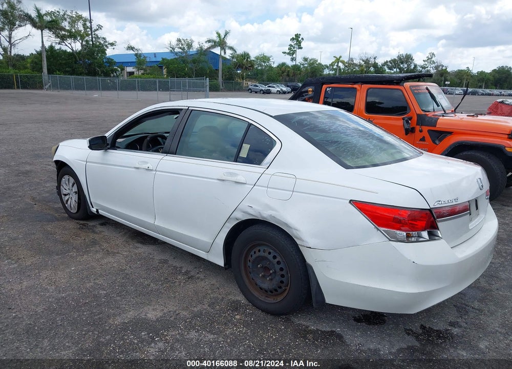 2011 HONDA ACCORD 2.4 LX VIN: 1HGCP2F33BA085937