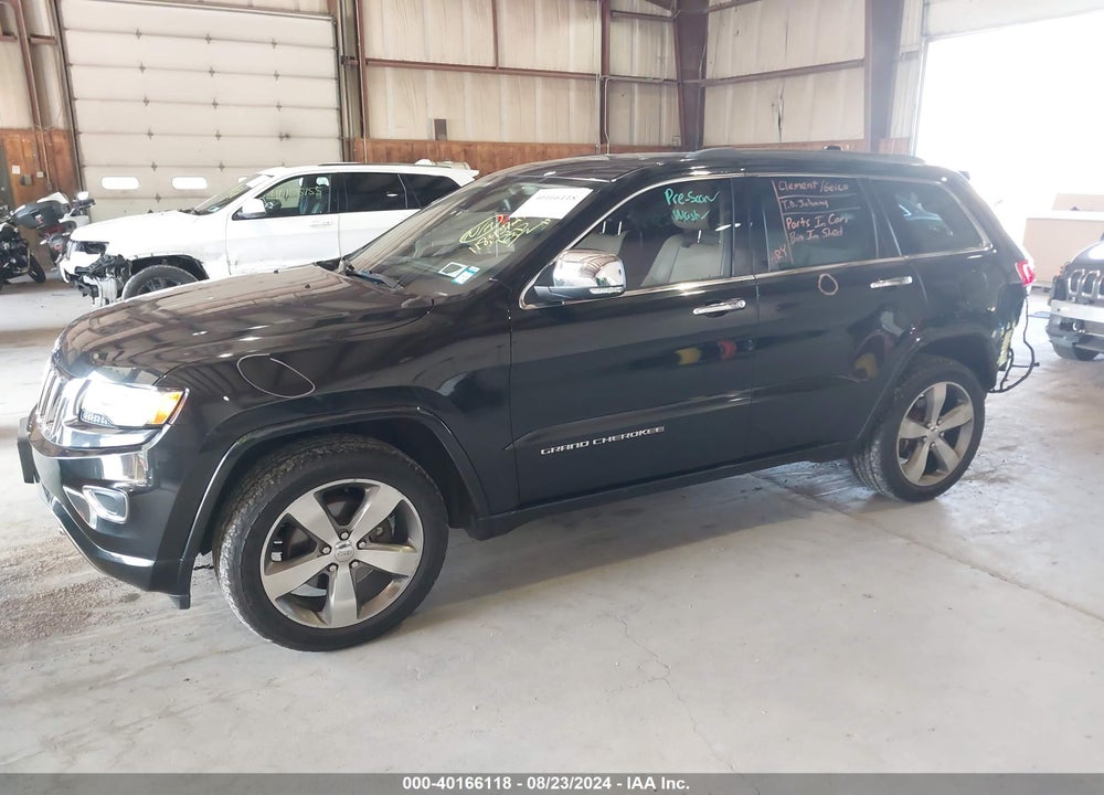 2014 JEEP GRAND CHEROKEE OVERLAND VIN: 1C4RJFCG1EC396171
