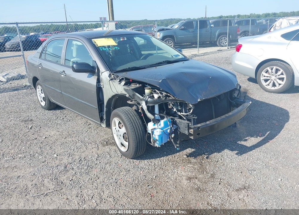 2008 TOYOTA COROLLA CE VIN: 2T1BR32EX8C923676