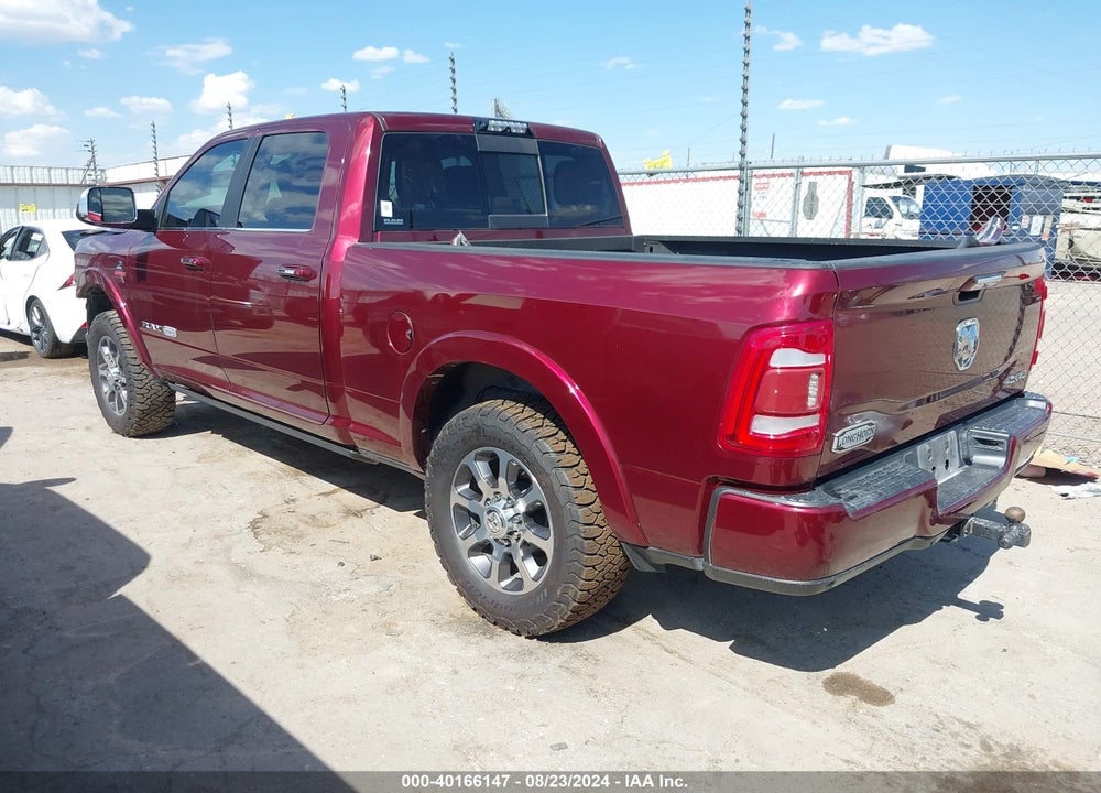 2021 RAM 2500 LIMITED LONGHORN  4X4 6'4 BOX VIN: 3C6UR5GL5MG645644