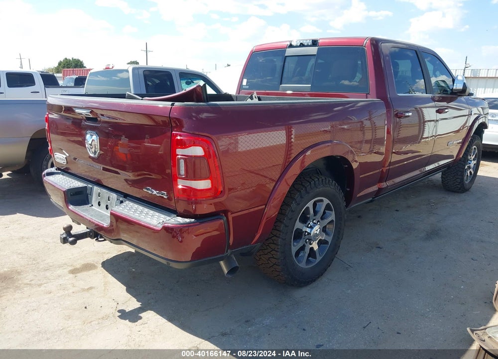 2021 RAM 2500 LIMITED LONGHORN  4X4 6'4 BOX VIN: 3C6UR5GL5MG645644