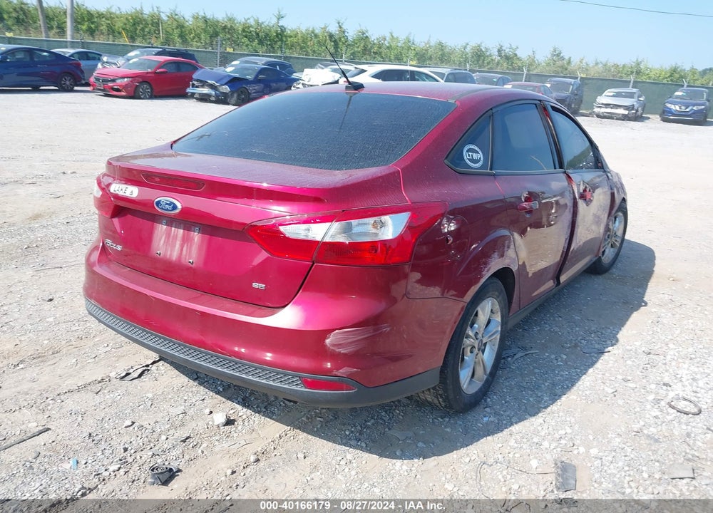 2014 FORD FOCUS SE VIN: 1FADP3F25EL305092