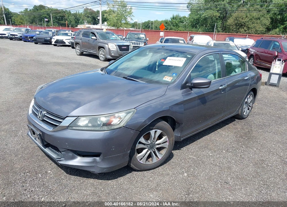 2013 HONDA ACCORD LX VIN: 1HGCR2F3XDA166883