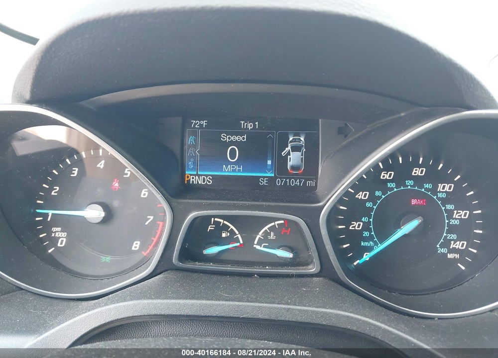 2014 FORD ESCAPE SE VIN: 1FMCU9GX2EUC28800