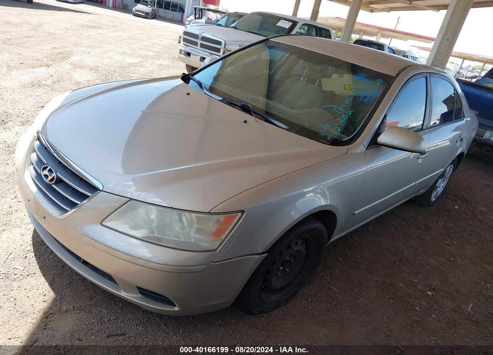 2009 HYUNDAI SONATA GLS VIN: 5NPET46C19H427662
