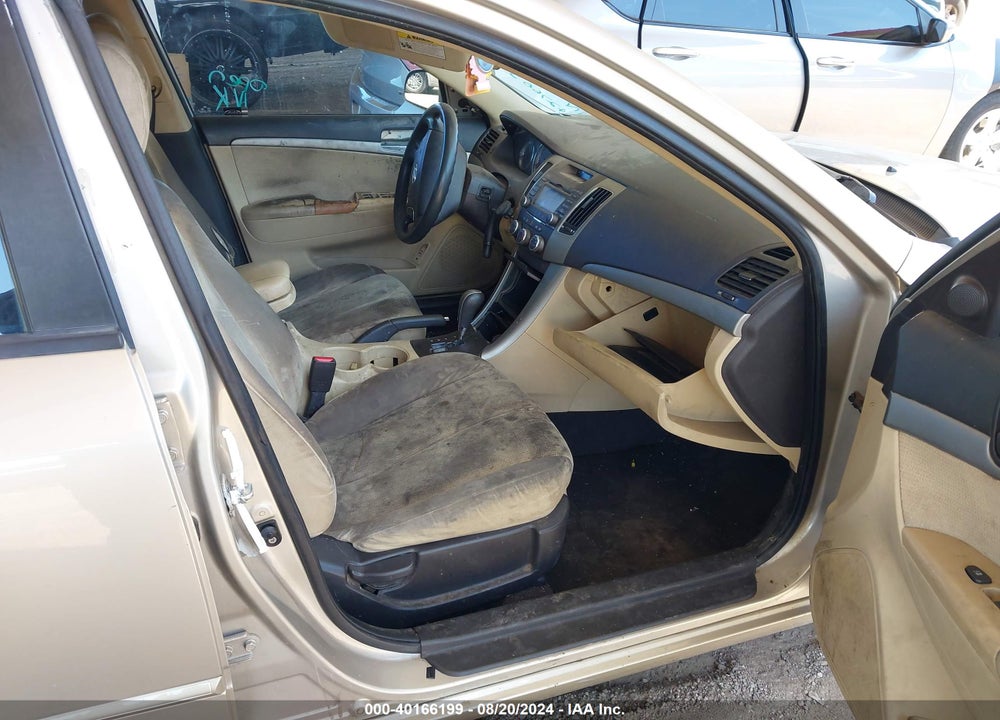 2009 HYUNDAI SONATA GLS VIN: 5NPET46C19H427662