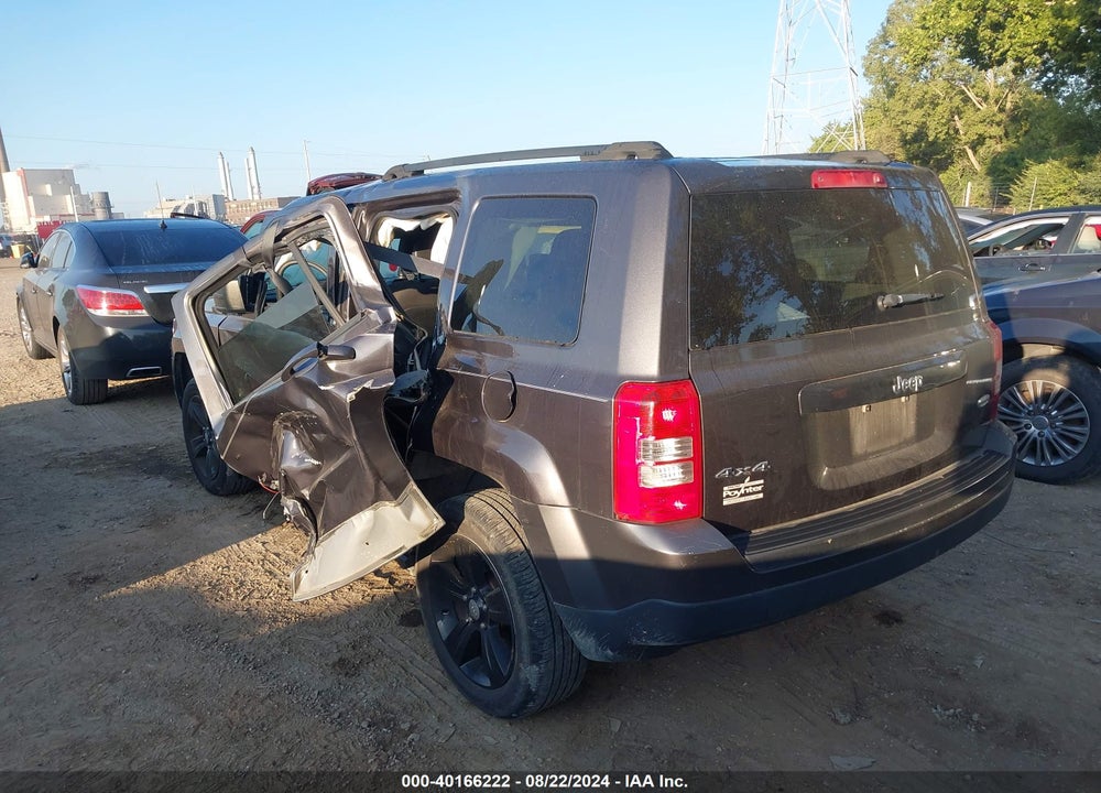 2015 JEEP PATRIOT LATITUDE VIN: 1C4NJRFB9FD312089