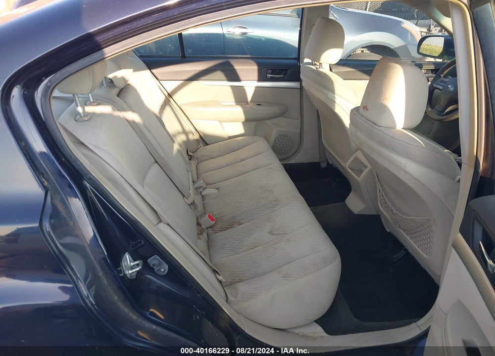 2012 SUBARU LEGACY 2.5I VIN: 4S3BMBA69C3022836
