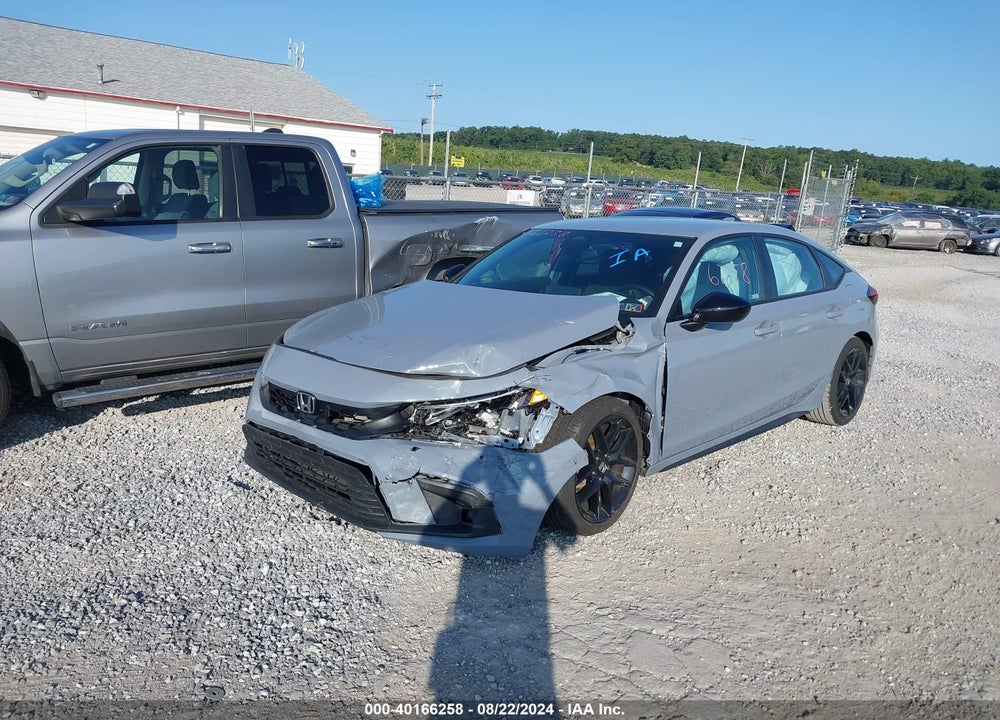 2022 HONDA CIVIC SPORT VIN: 19XFL2H86NE012742
