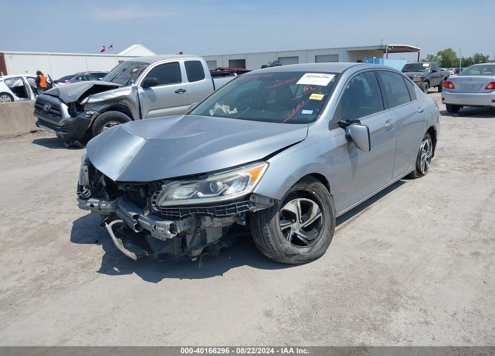2016 HONDA ACCORD LX VIN: 1HGCR2F31GA118757