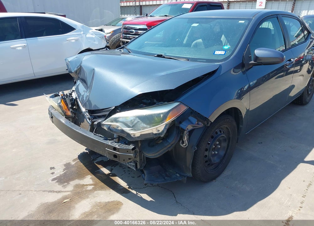 2015 TOYOTA COROLLA LE VIN: 2T1BURHEXFC400390