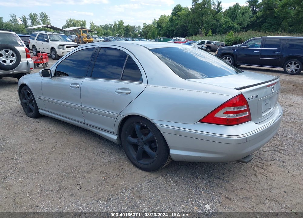 2006 MERCEDES-BENZ C 230 SPORT VIN: WDBRF52H66E021080