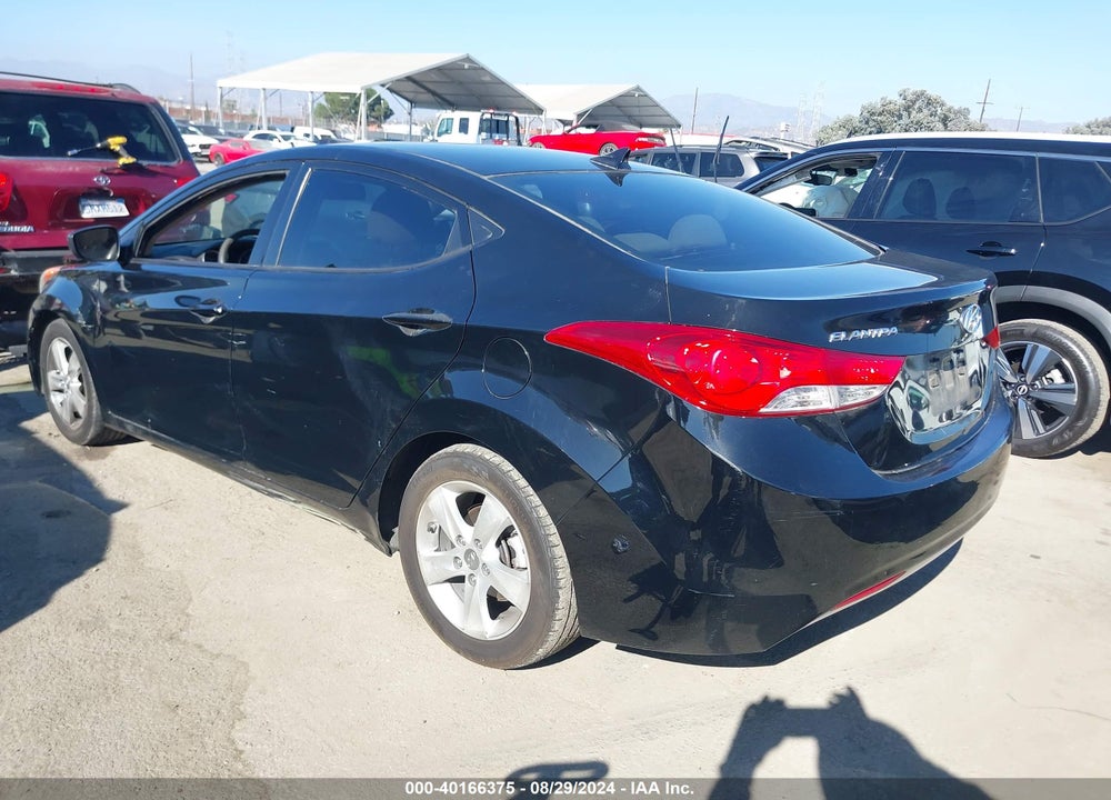 2013 HYUNDAI ELANTRA GLS VIN: 5NPDH4AE6DH229884