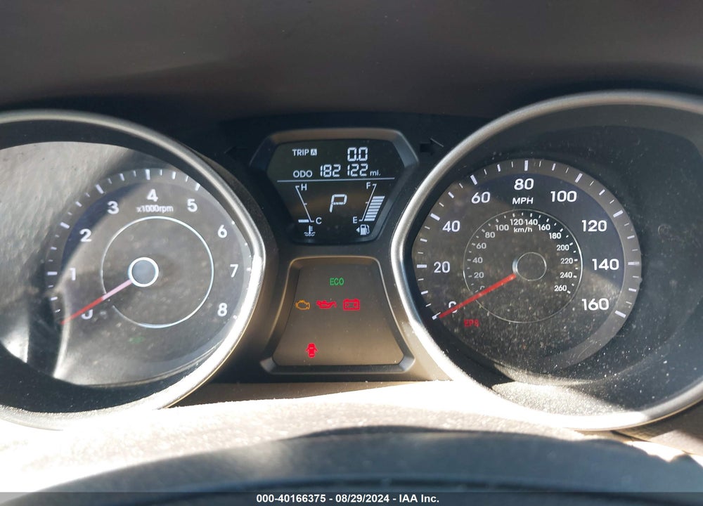 2013 HYUNDAI ELANTRA GLS VIN: 5NPDH4AE6DH229884
